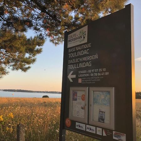 Maison Vue Mer Dans Le Golfe Du Morbihan Baden Exteriér fotografie