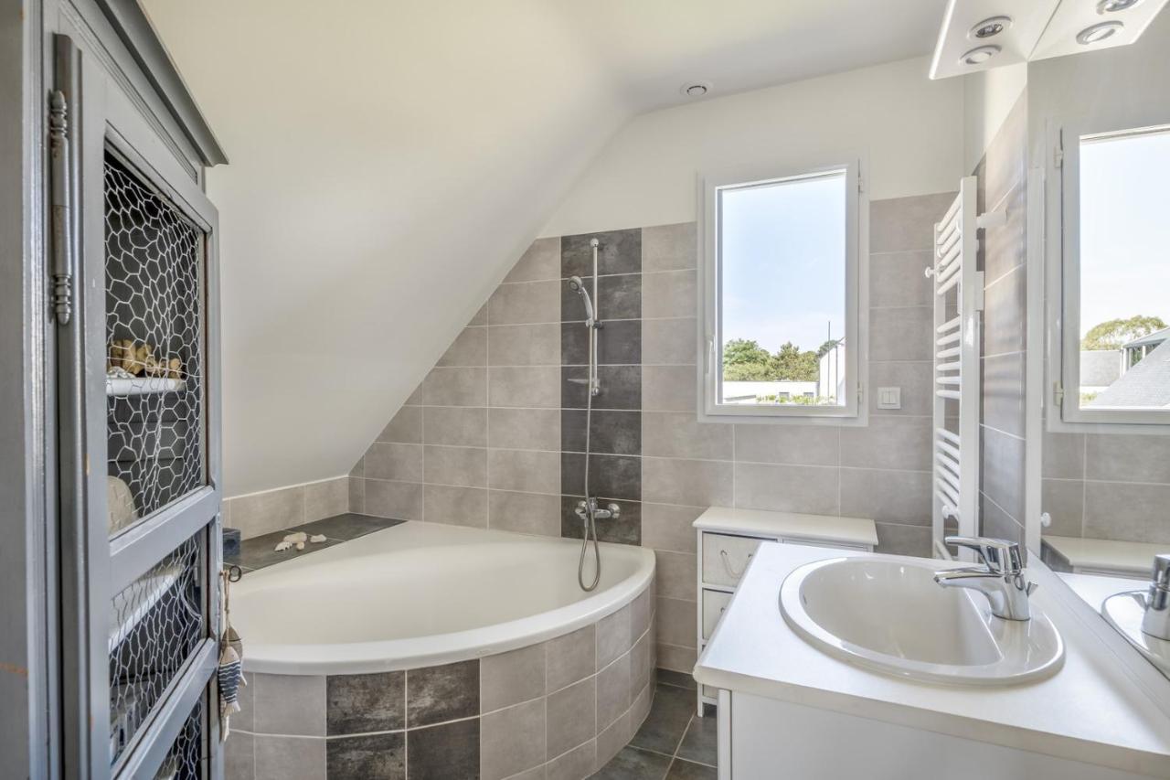 Maison Vue Mer Dans Le Golfe Du Morbihan Baden Exteriér fotografie